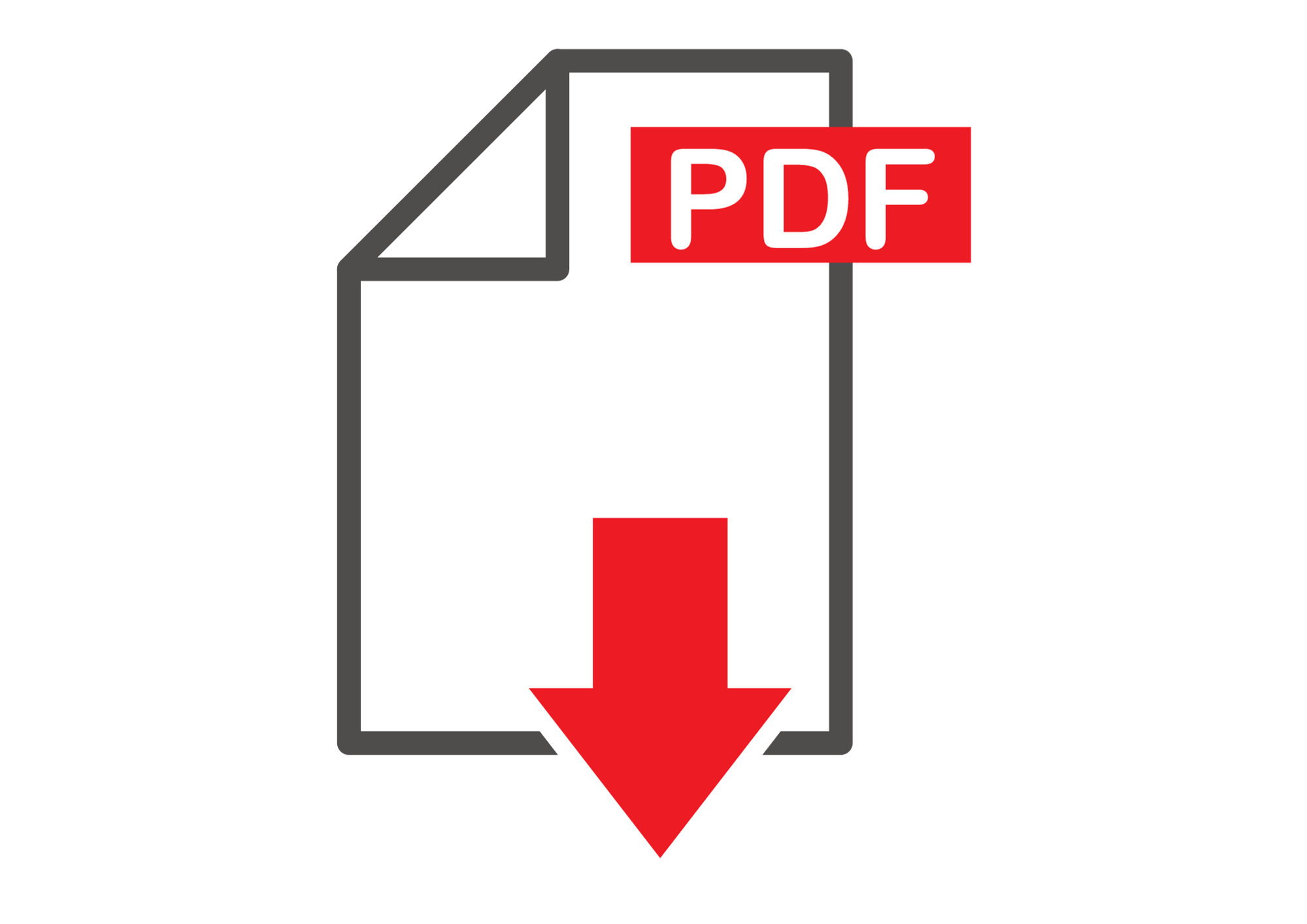 símbolo PDF